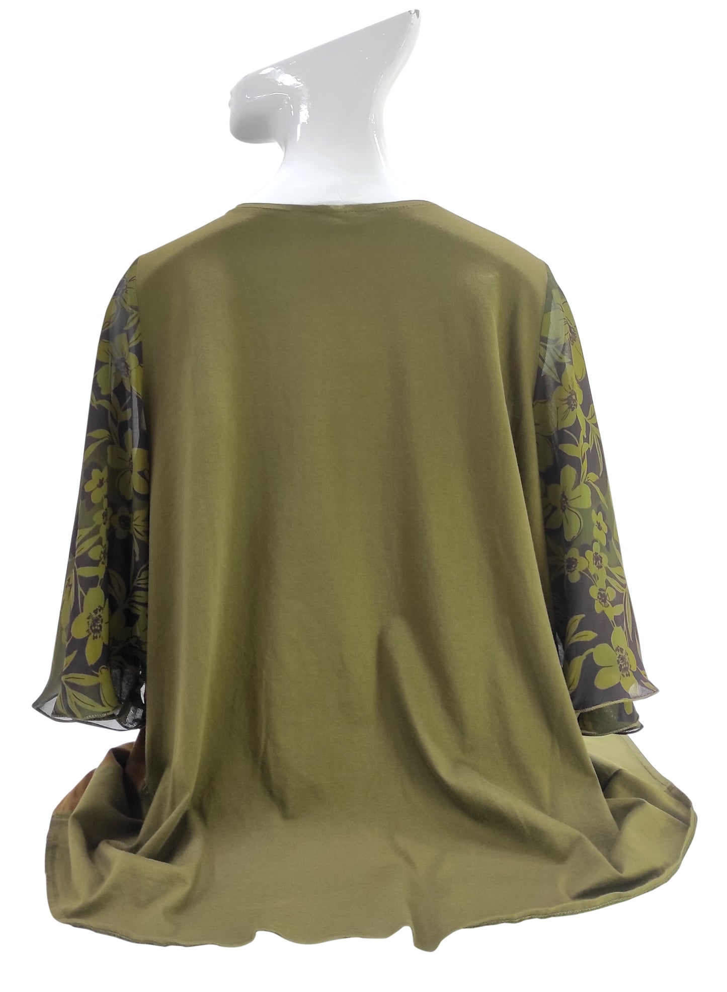 Maglia INSERTI LUNGA Verde Militare