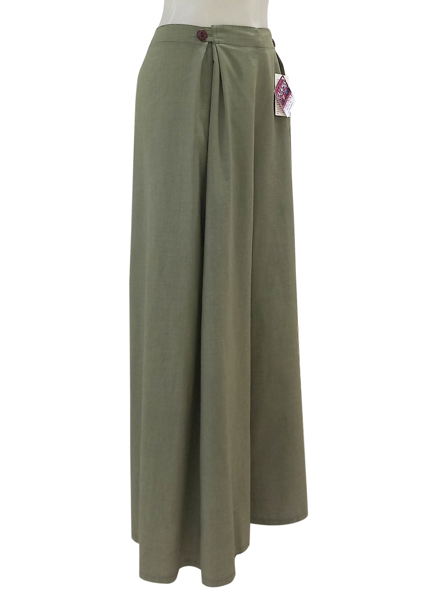 Pantalone BOTTONE C Verde Militare Scuro