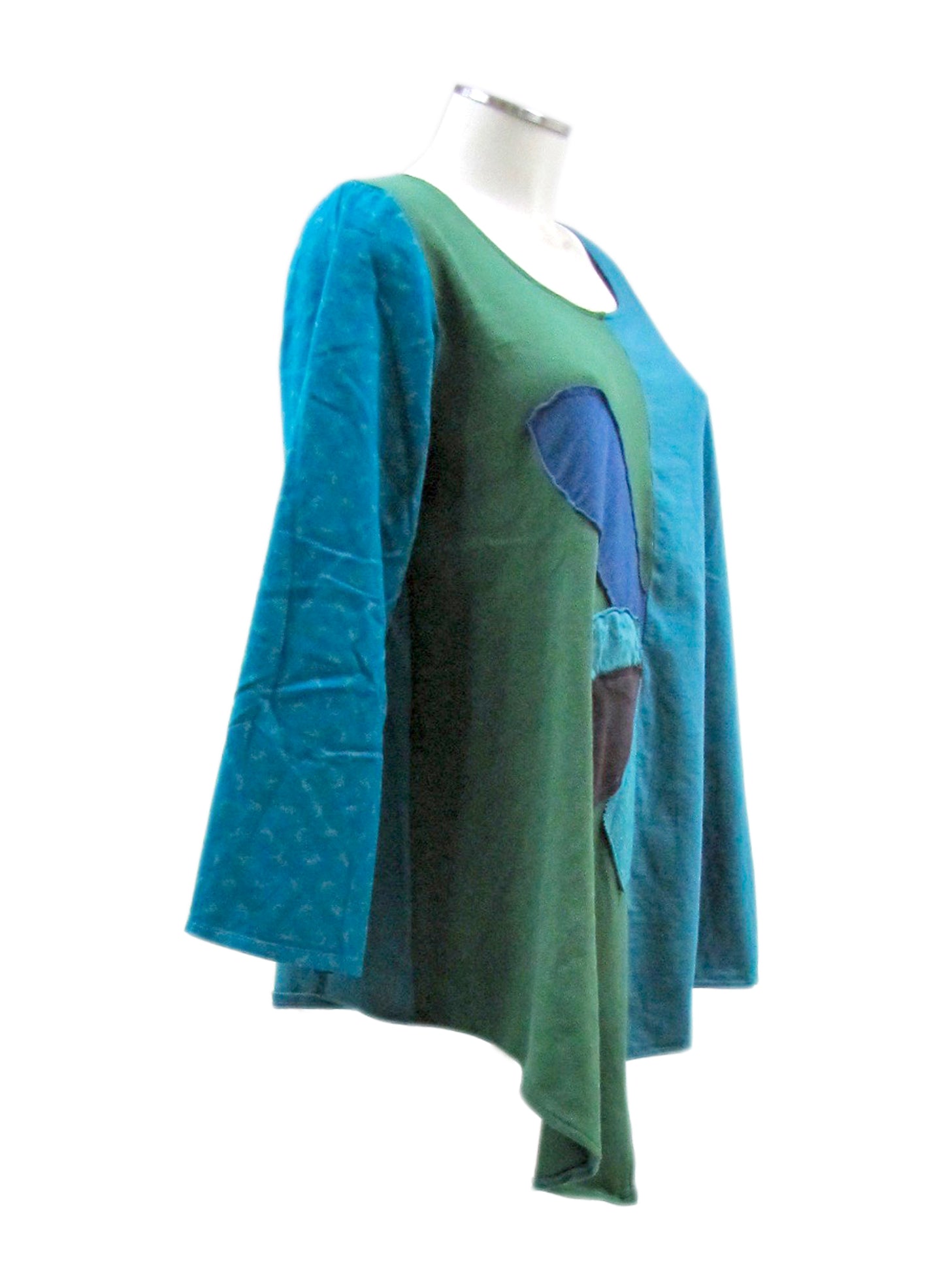 Maglia INSERTI LUNGA Petrolio