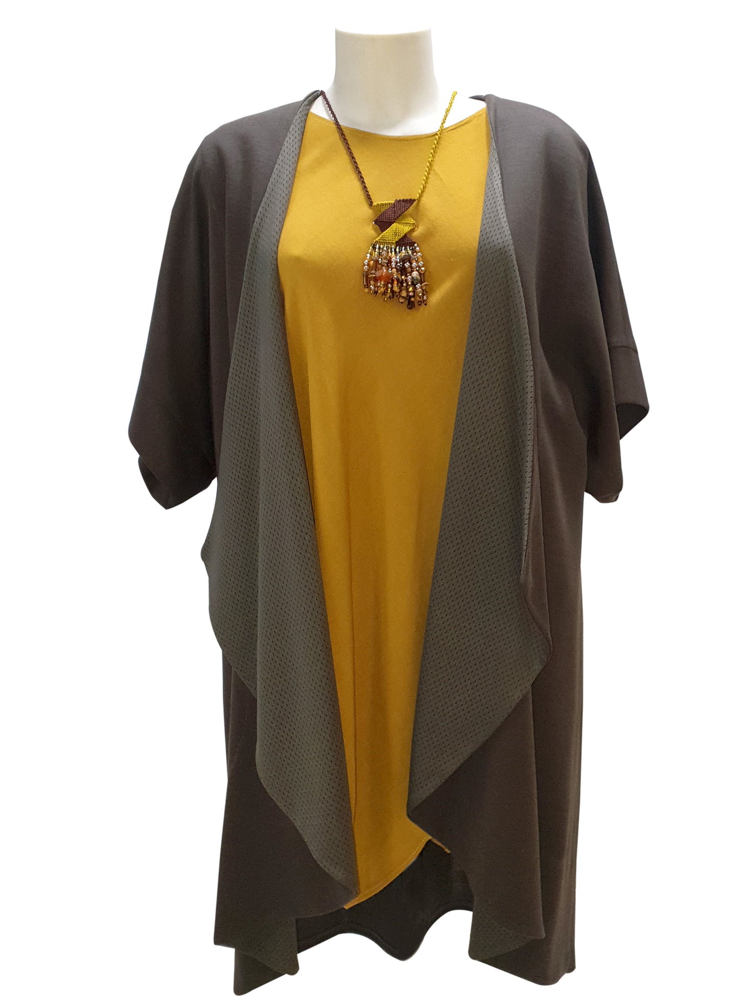 ANTONELLA Military Green Duster Coat
