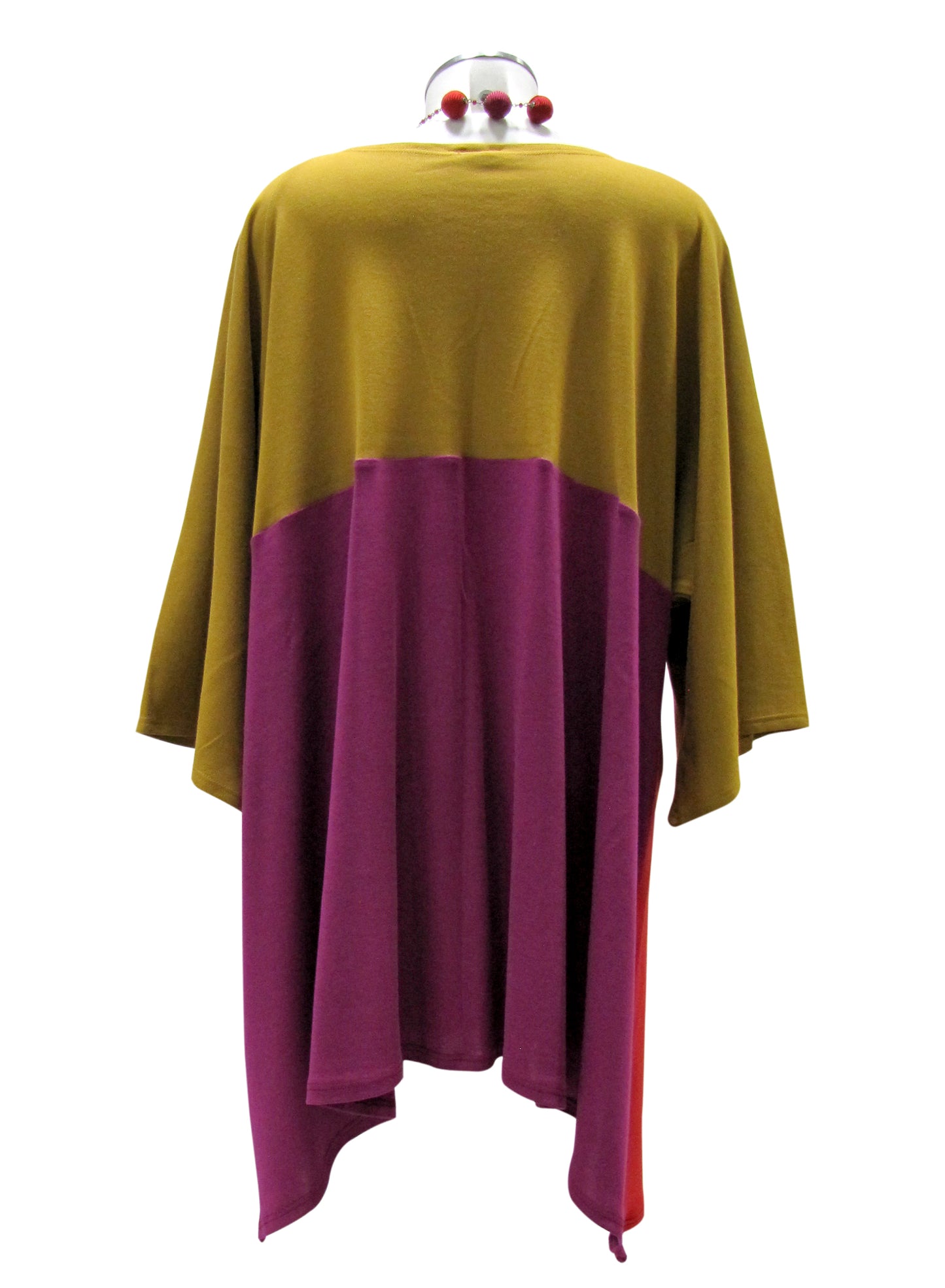 Maglia TRAPEZIO Rosso/Mauve/Senape