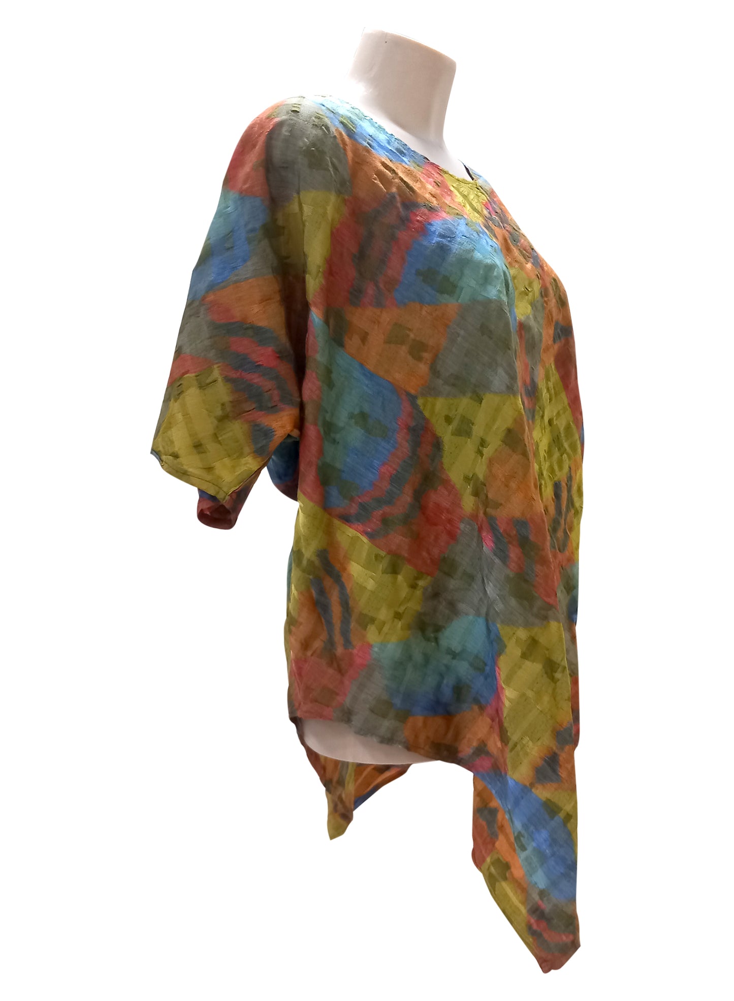 Camicia PUNTA Astratta Senape