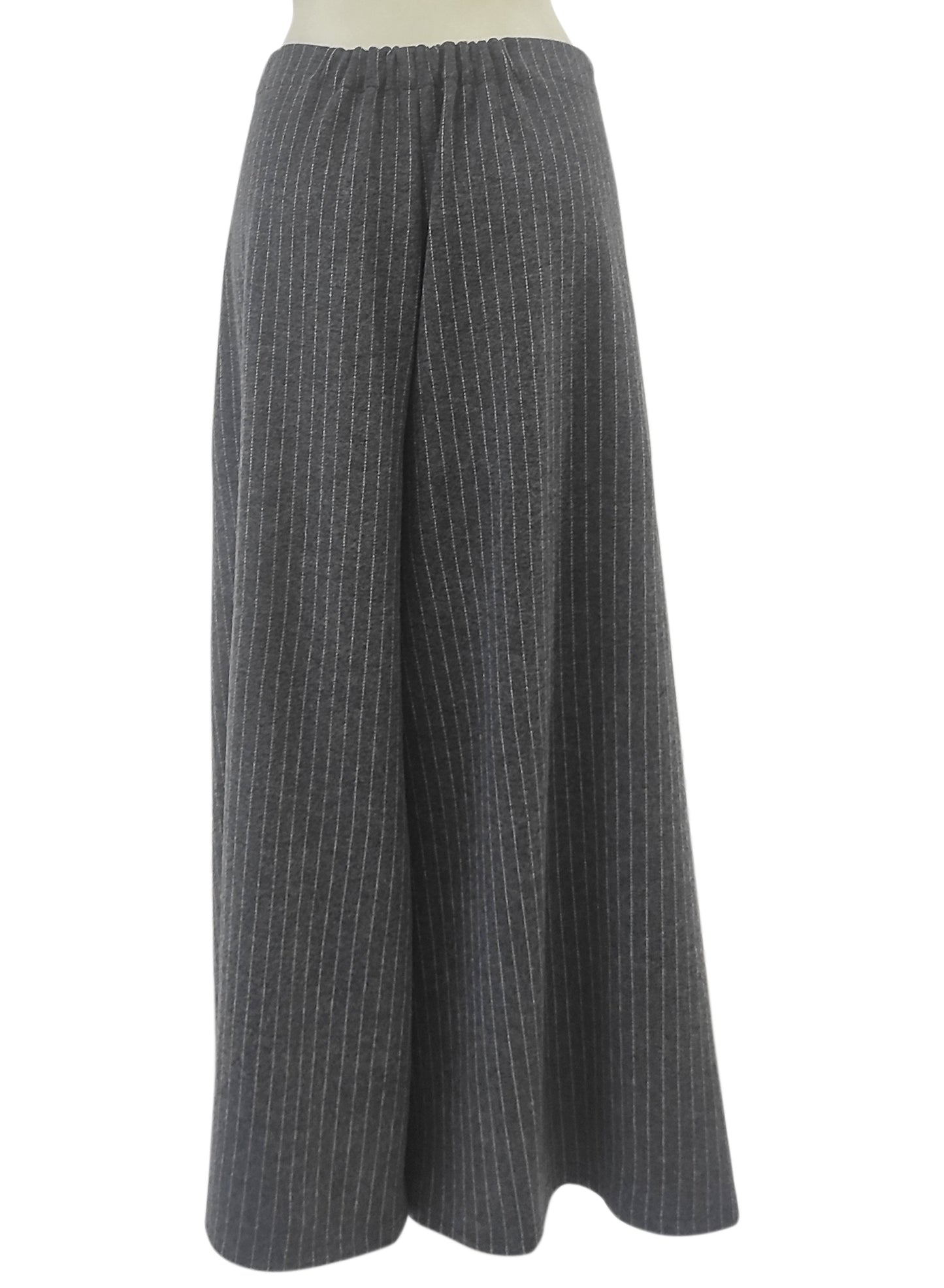 Pantalone BOTTONE Rigato Grigio