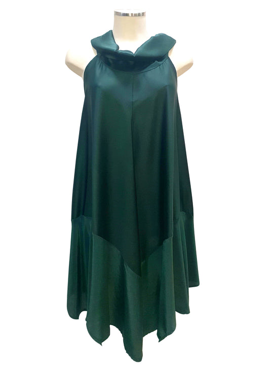 Abito Mini LORELLA Verde Petrolio