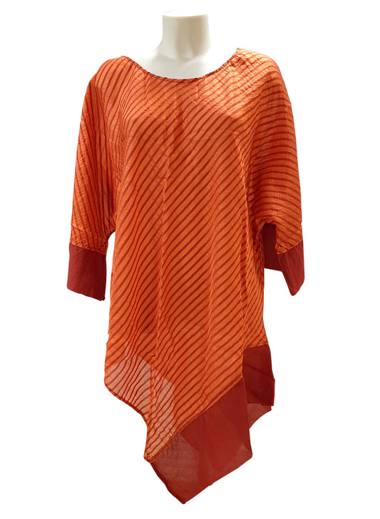 Camicia ORGANZA Fascia Rosso