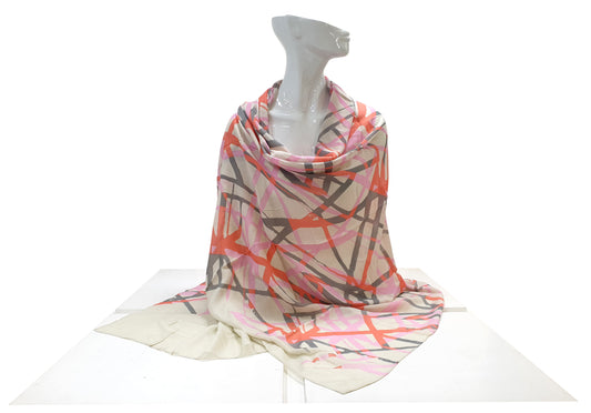 Foulard Astratto Corallo
