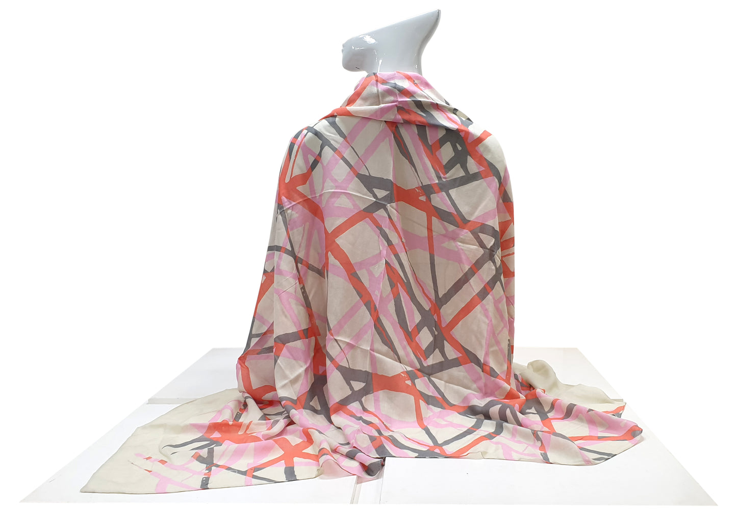 Foulard Astratto Corallo