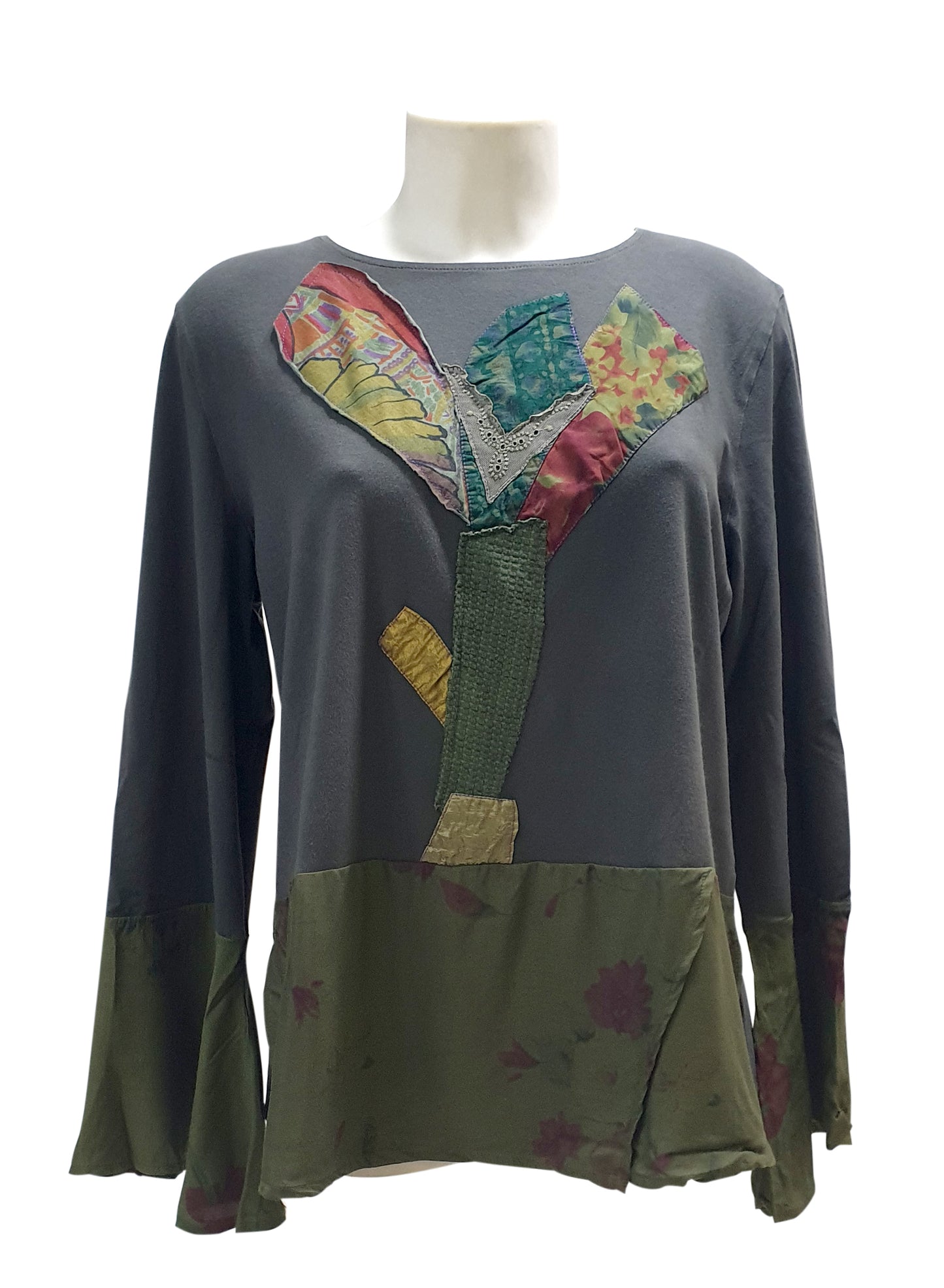 Maglia BOUCLE' Verde Militare