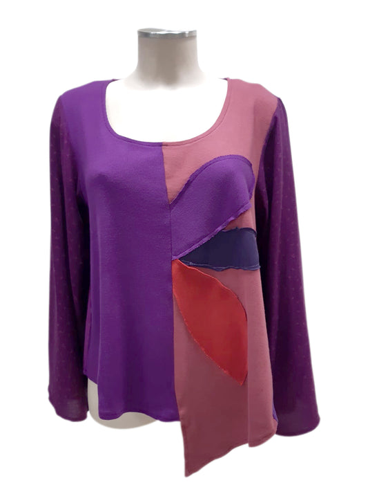 Maglia INSERTI CORTA Mauve