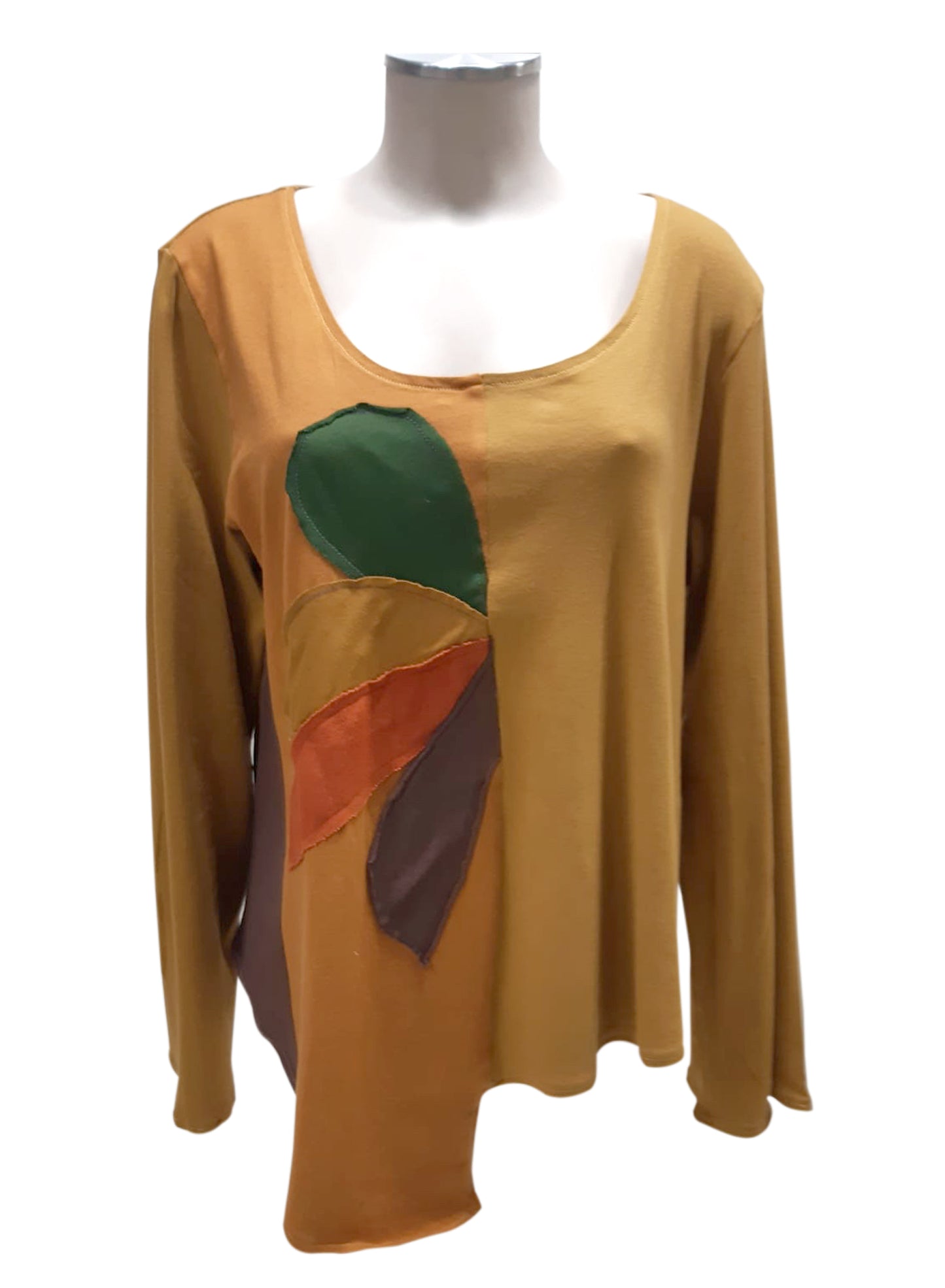 Maglia INSERTI CORTA Senape