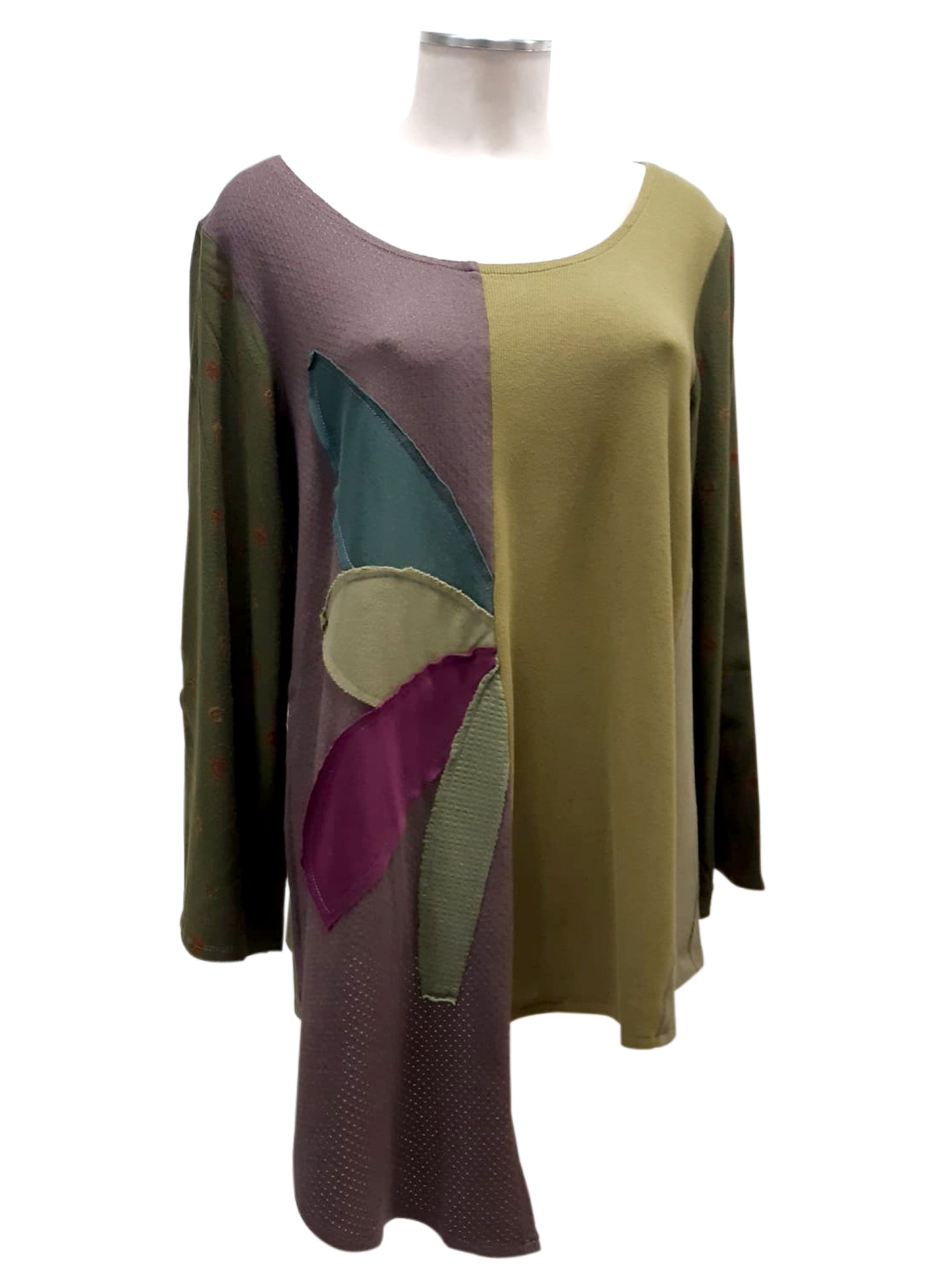 Maglia INSERTI LUNGA Verde Militare