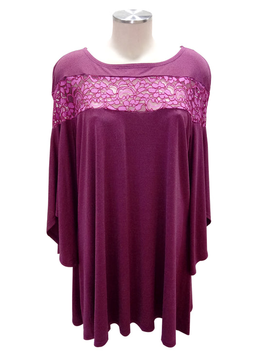 Maglia MERLETTO Mauve