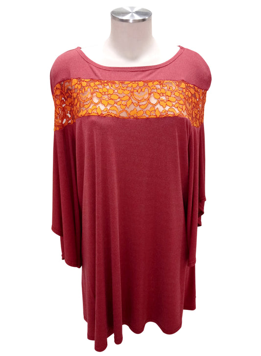 Maglia MERLETTO Rosso