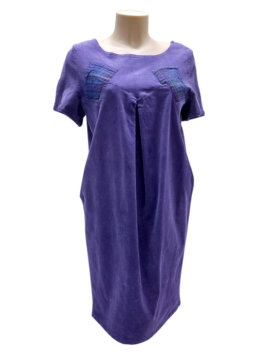 Mini abito VELLUTO Viola
