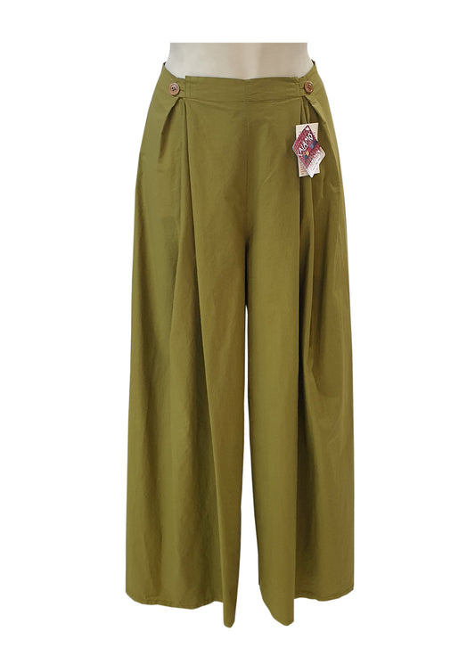 Pantalone BOTTONE C Verde Militare