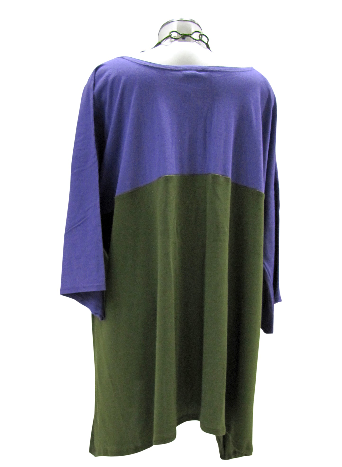 Maglia TRAPEZIO Viola/Verde